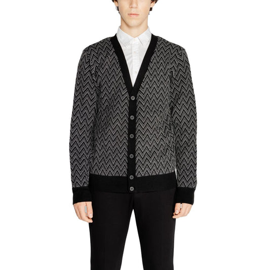 Antony Morato Cardigan en mohair noir