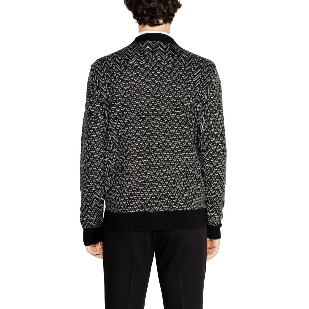 Antony Morato Cardigan en mohair noir