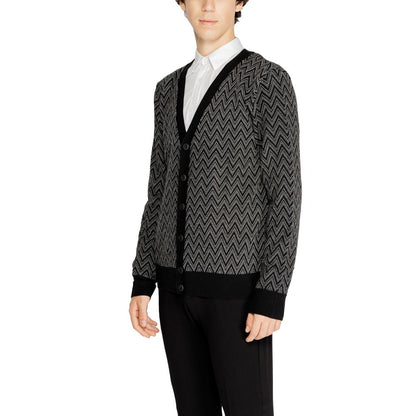 Antony Morato Cardigan en mohair noir