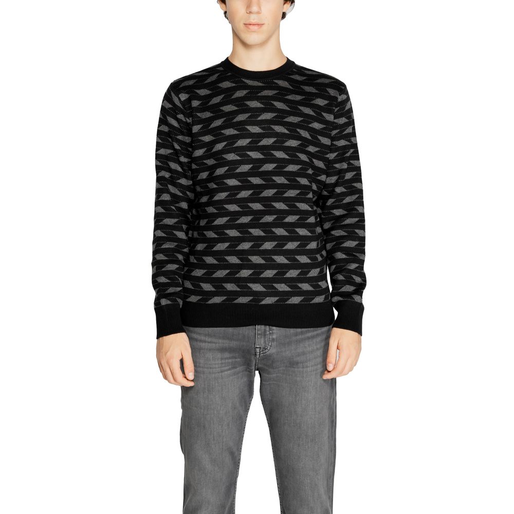 Antony Morato Black Marabou Sweater by Antony Morato