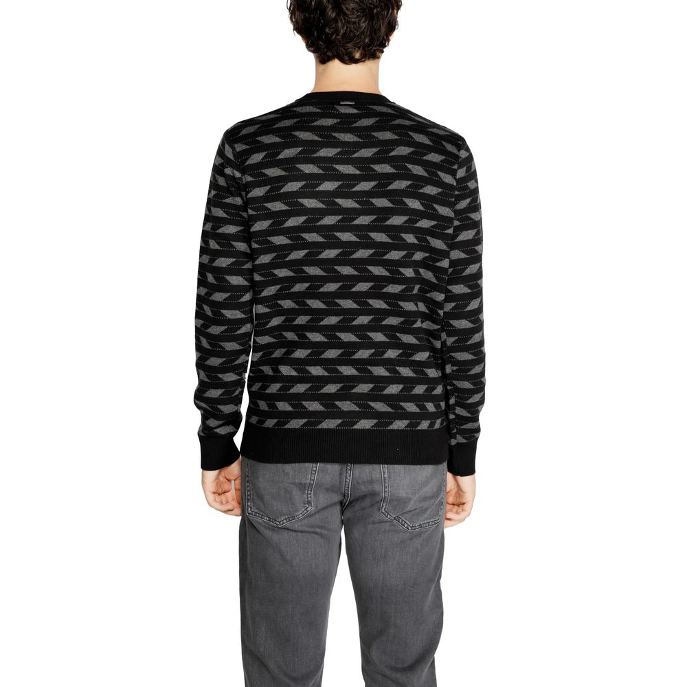 Antony Morato Black Marabou Sweater by Antony Morato