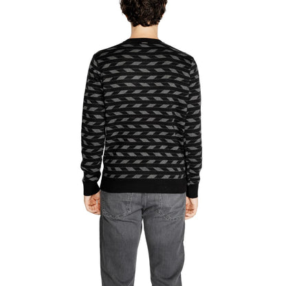 Antony Morato Black Marabou Sweater by Antony Morato
