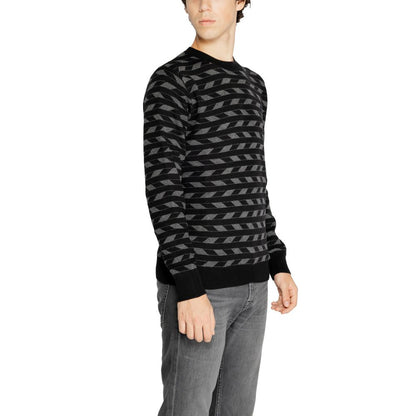 Antony Morato Black Marabou Sweater by Antony Morato