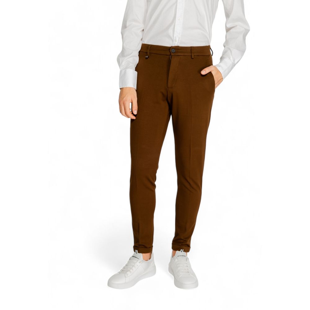 Antony Morato Brown Viscose Pant by Antony Morato