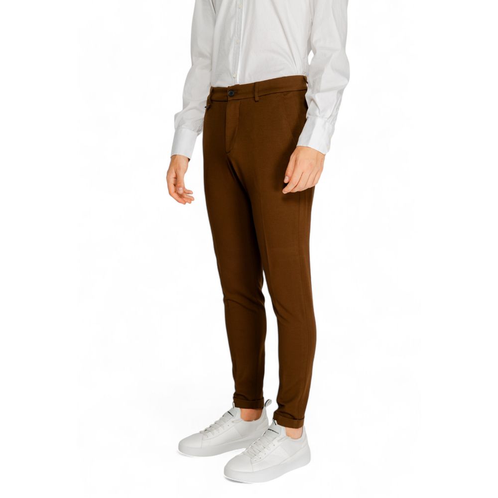 Antony Morato Brown Viscose Pant by Antony Morato