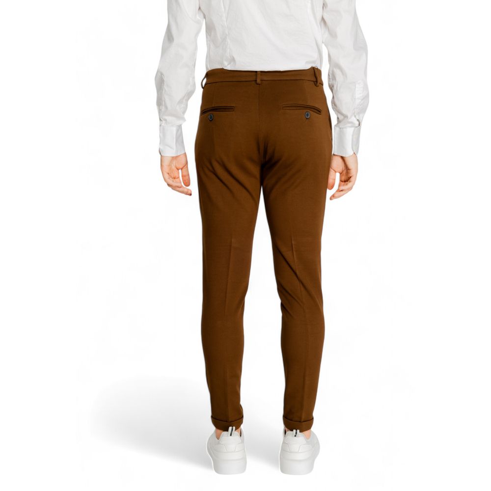 Antony Morato Brown Viscose Pant by Antony Morato