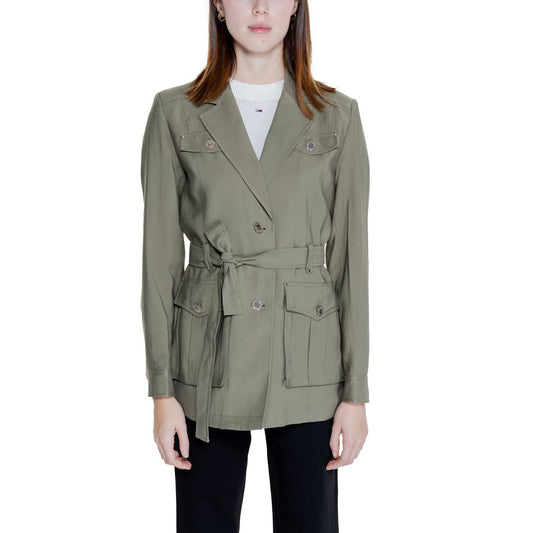 Morgan De Toi Costumes et blazer en viscose vert