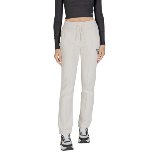 Guess Active Cream Cotton Joggers Workout Pant by Guess Active