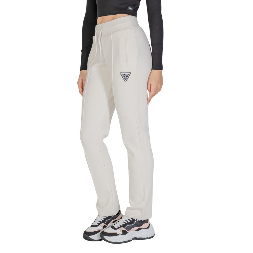 Guess Active Cream Cotton Joggers Workout Pant by Guess Active