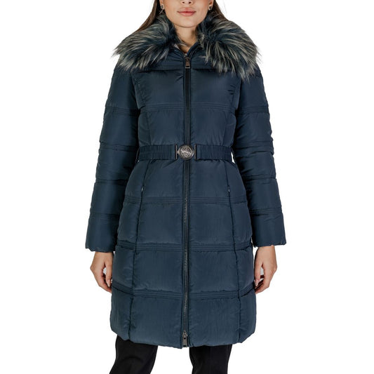 Vestes et manteaux en polyester noir Guess