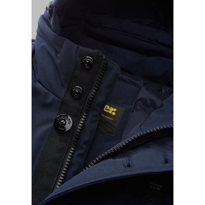 Blauer Blue Polyethylene Parka by Blauer