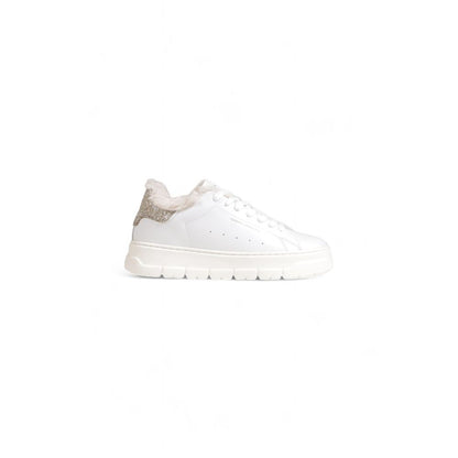 Crime London White Leather Sneaker by Crime London