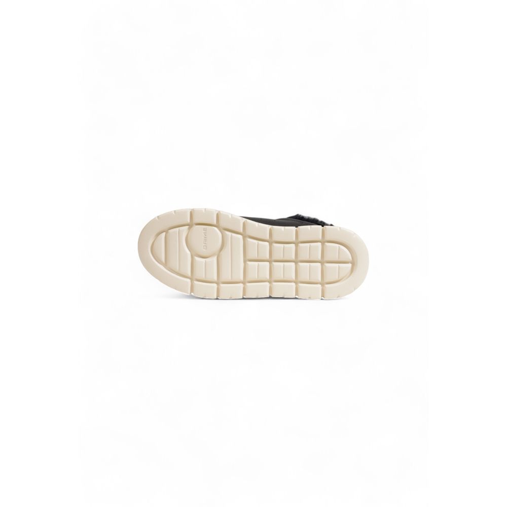 Crime London Black Leather Sneaker by Crime London