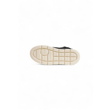 Crime London Black Leather Sneaker by Crime London