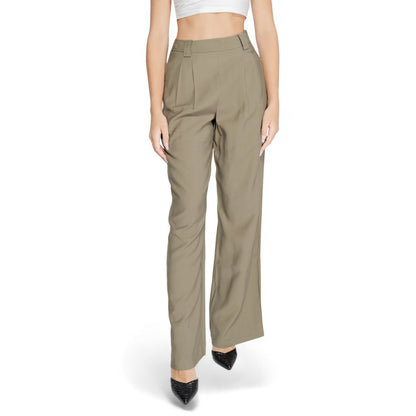 Morgan De Toi Green Cotton Pant by Morgan De Toi