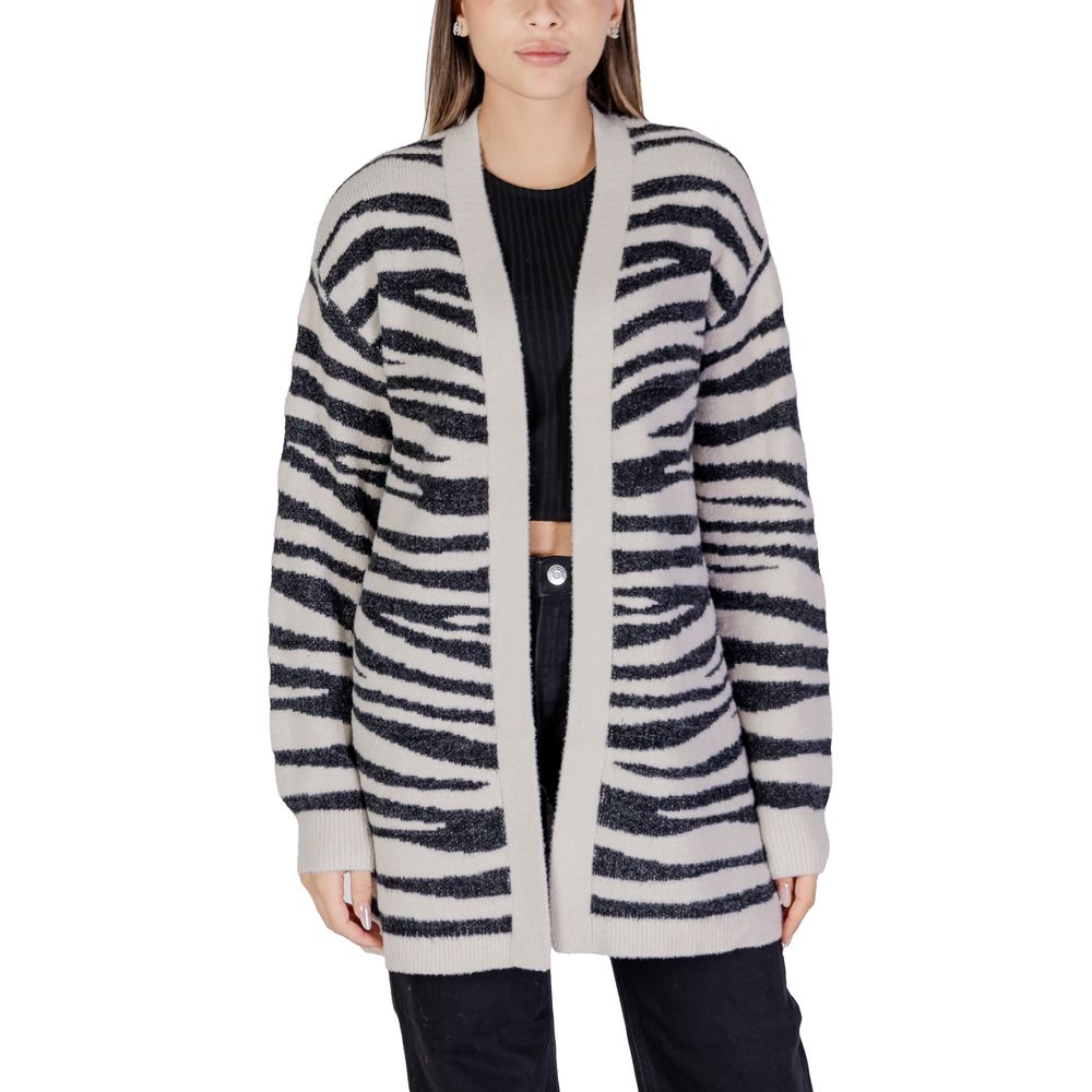 Cardigan en nylon gris Jacqueline De Yong