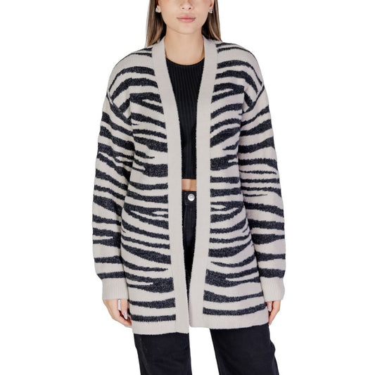 Cardigan en nylon gris Jacqueline De Yong