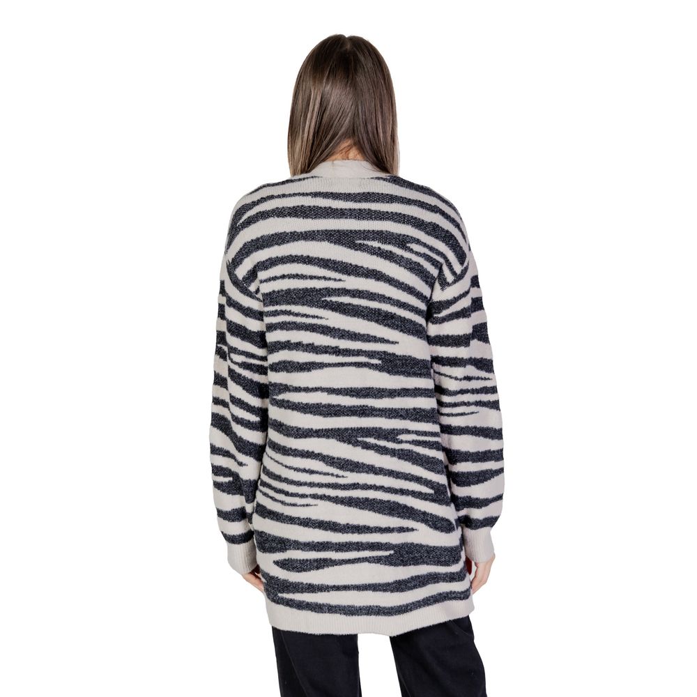 Cardigan en nylon gris Jacqueline De Yong