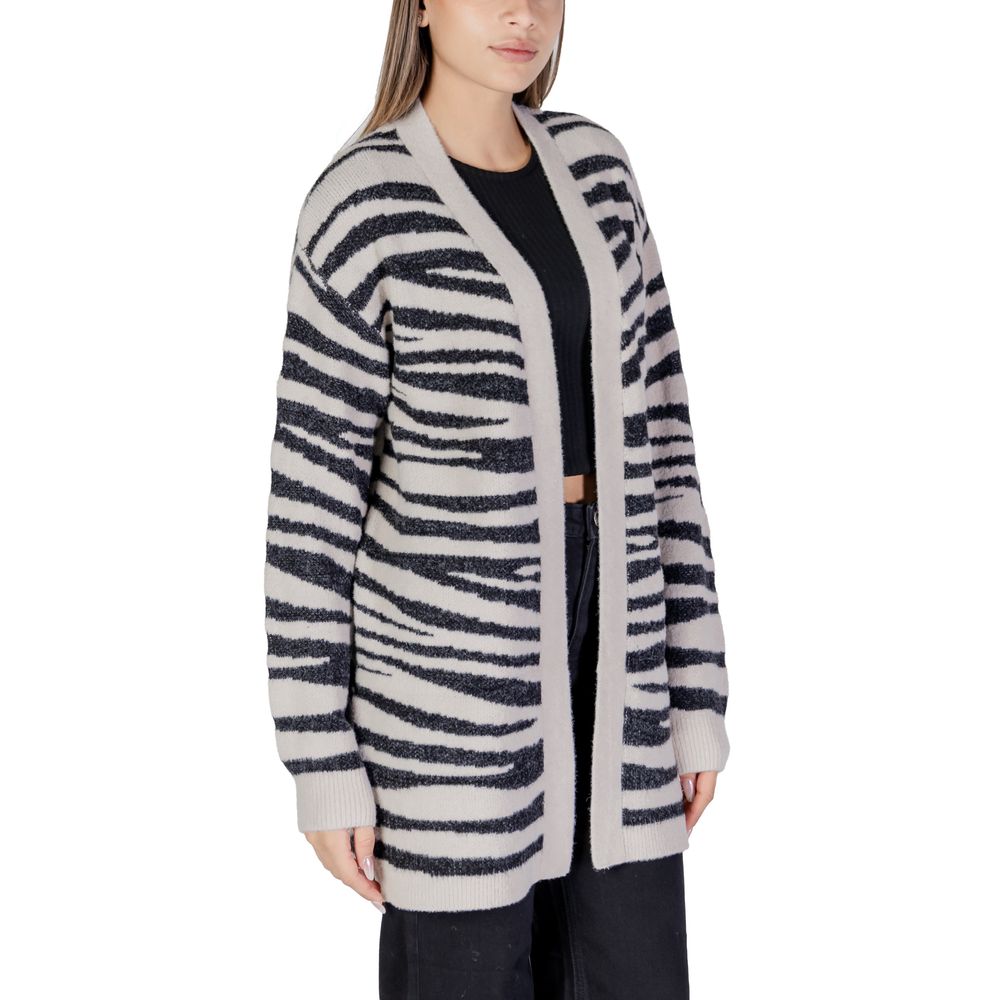 Cardigan en nylon gris Jacqueline De Yong