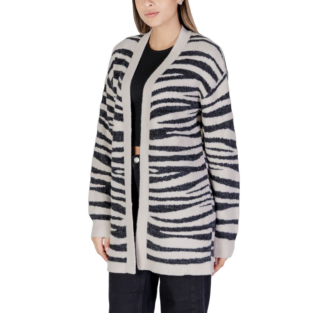 Cardigan en nylon gris Jacqueline De Yong