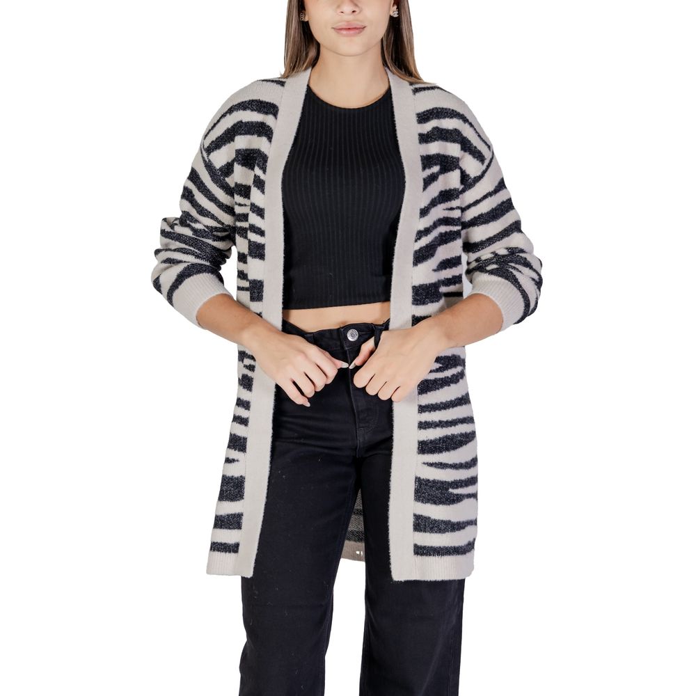 Cardigan en nylon gris Jacqueline De Yong