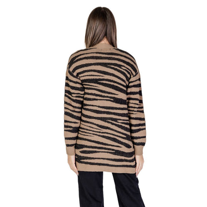 Cardigan en nylon marron Jacqueline De Yong