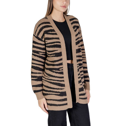 Cardigan en nylon marron Jacqueline De Yong