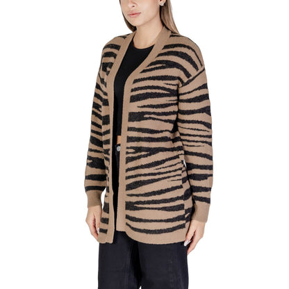 Cardigan en nylon marron Jacqueline De Yong