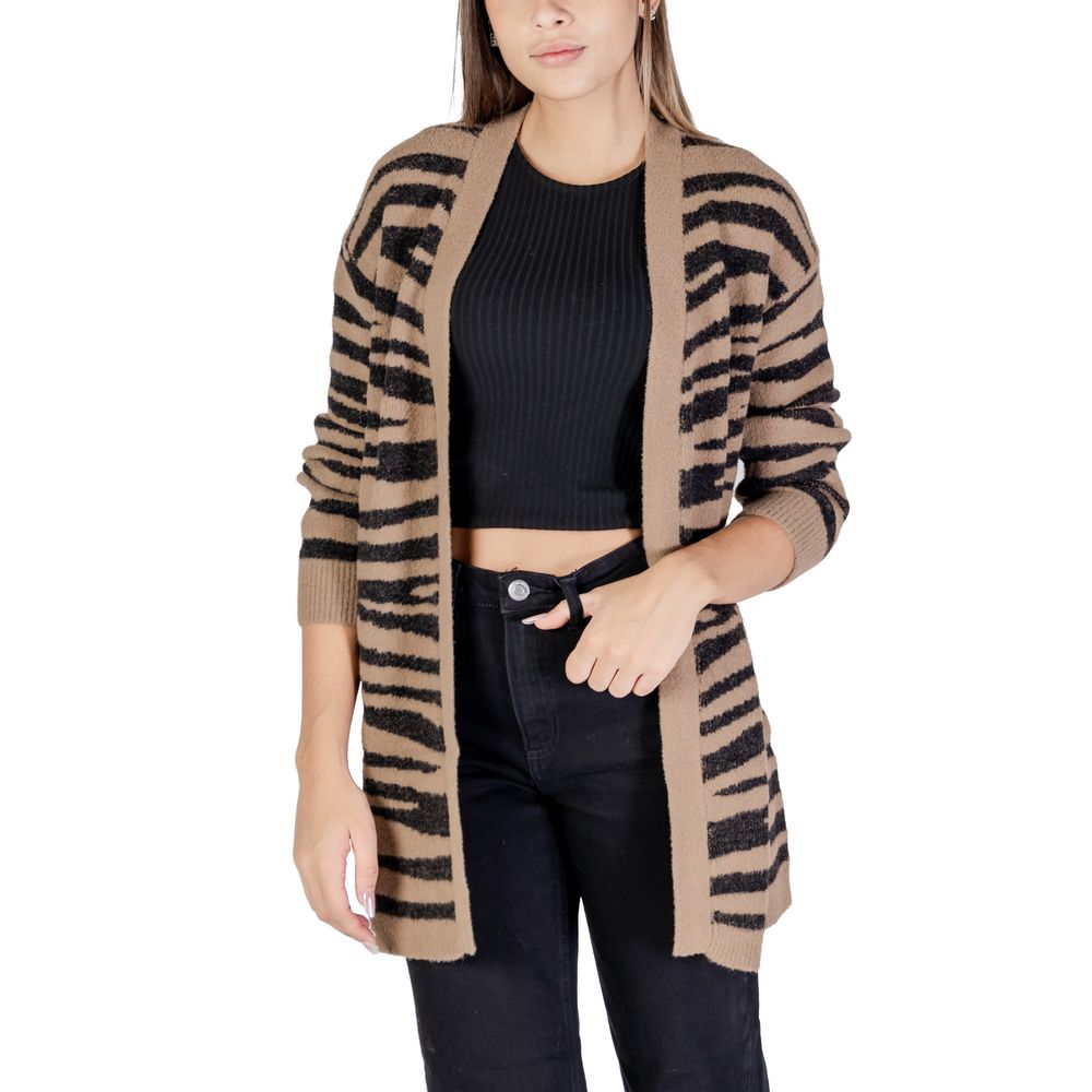 Cardigan en nylon marron Jacqueline De Yong