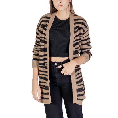Cardigan en nylon marron Jacqueline De Yong