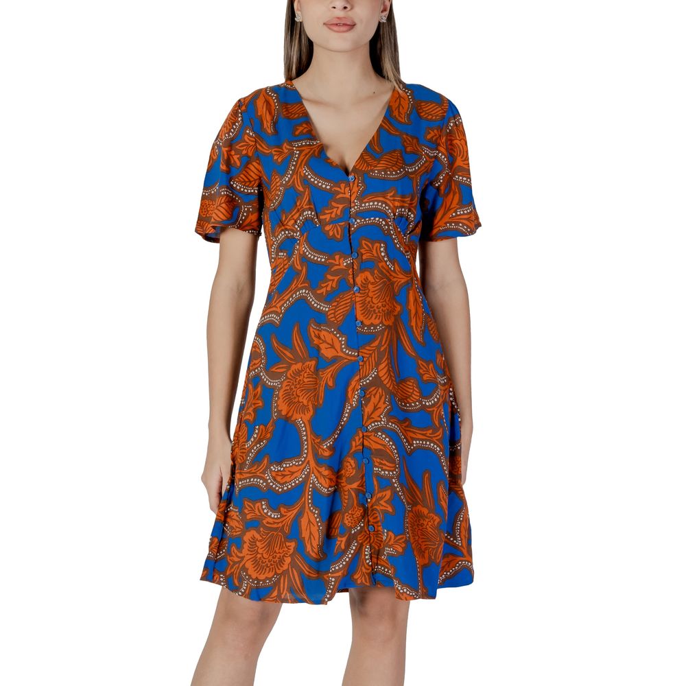 B.Young Blue Viscose Midi by B.Young