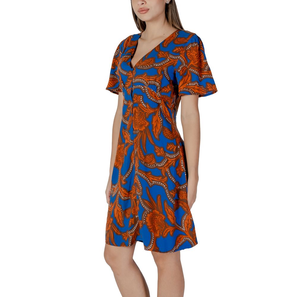 B.Young Blue Viscose Midi by B.Young
