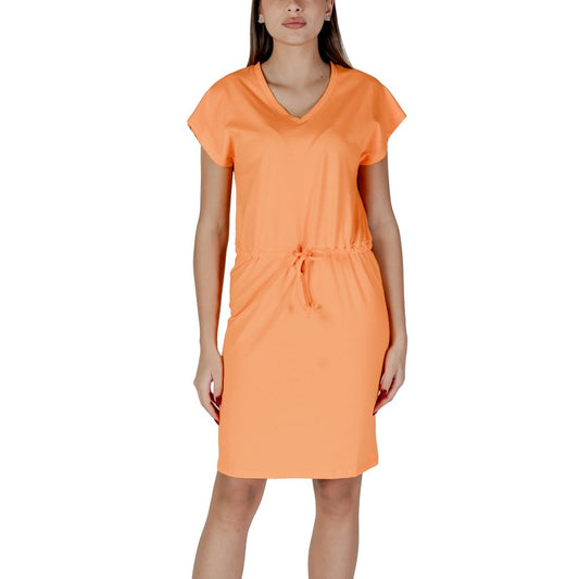 B.Young Orange Cotton Midi by B.Young