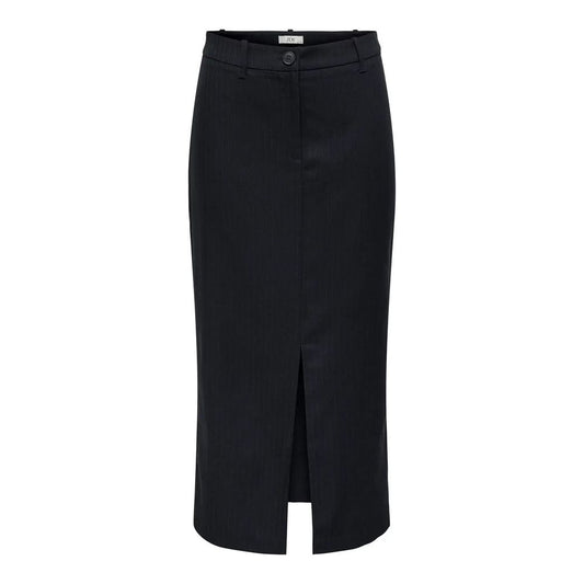 Jupe en polyester grise Jacqueline De Yong
