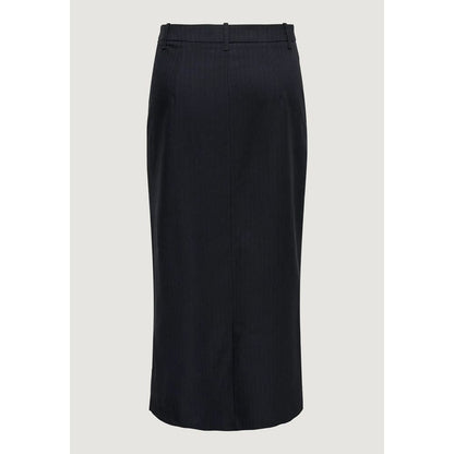 Jupe en polyester grise Jacqueline De Yong