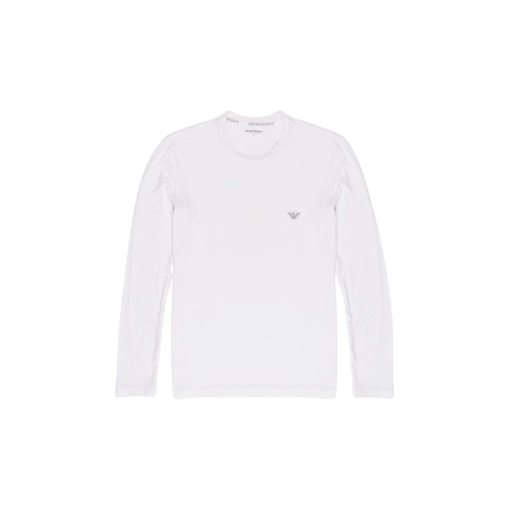 Sous-vêtements Emporio Armani blancs en modal à manches longues