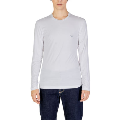 Sous-vêtements Emporio Armani blancs en modal à manches longues