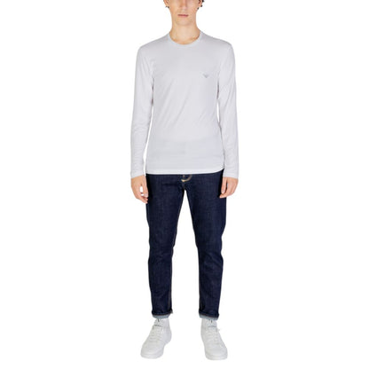 Sous-vêtements Emporio Armani blancs en modal à manches longues