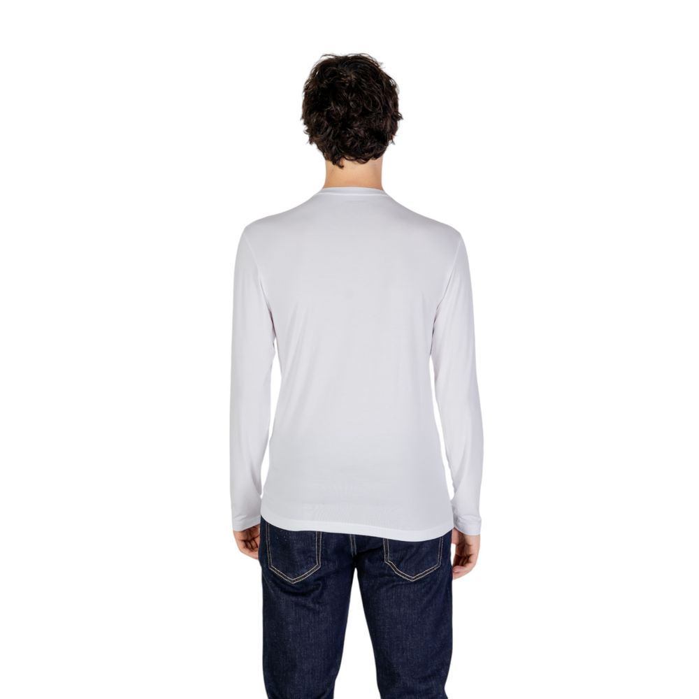 Sous-vêtements Emporio Armani blancs en modal à manches longues