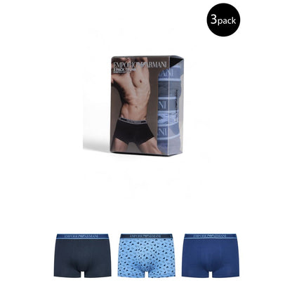 Sous-vêtements Emporio Armani en coton bleu