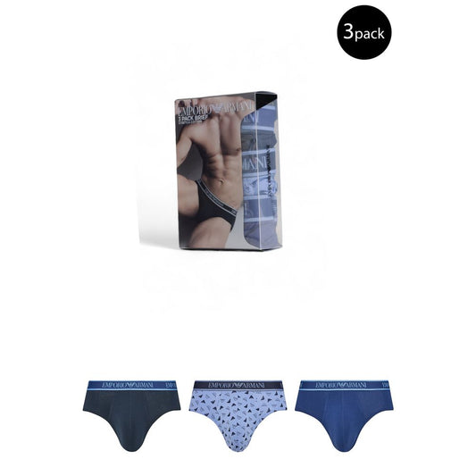 Sous-vêtements Emporio Armani en coton bleu