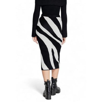 Jupe en viscose noire Vero Moda