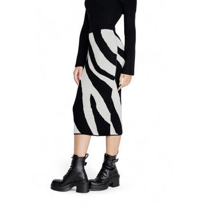 Jupe en viscose noire Vero Moda