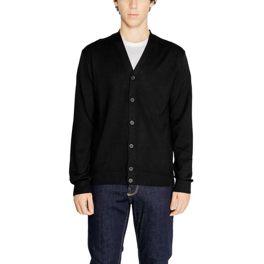 Cardigan en viscose noir Hamaki-Ho