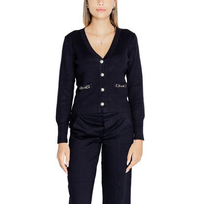 Cardigan Morgan De Toi en viscose bleu