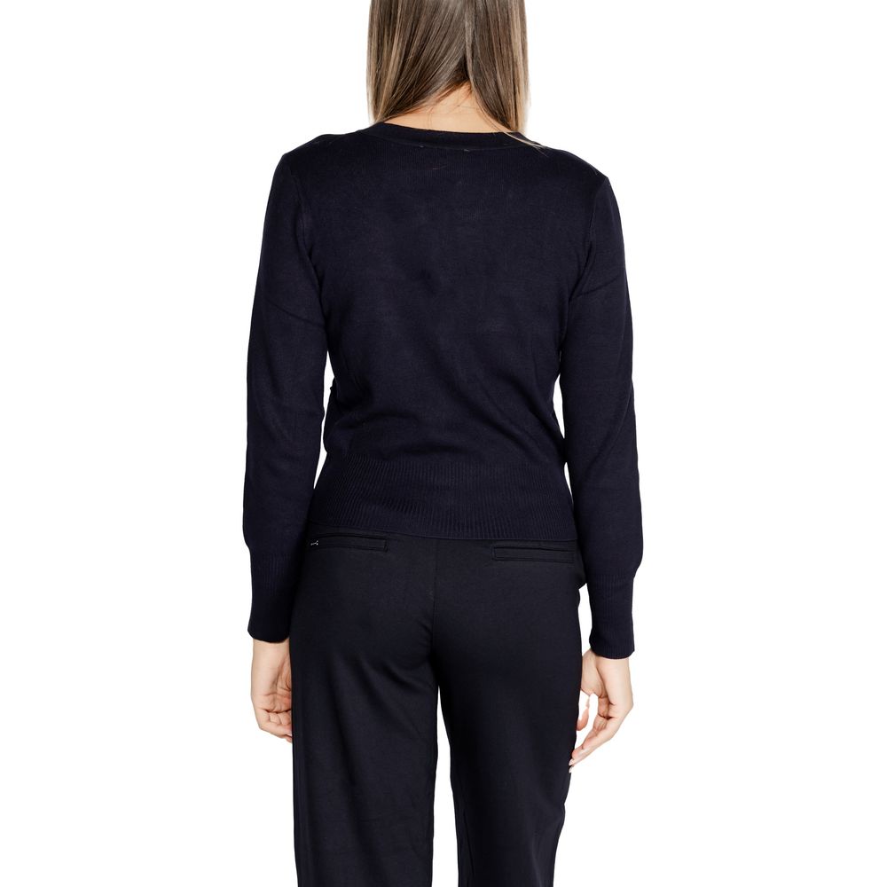 Cardigan Morgan De Toi en viscose bleu