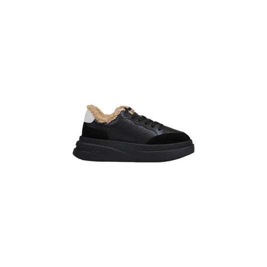 ASH Lederen Sneaker Zwart Wit Voor Dames Elegant Ontwerpen