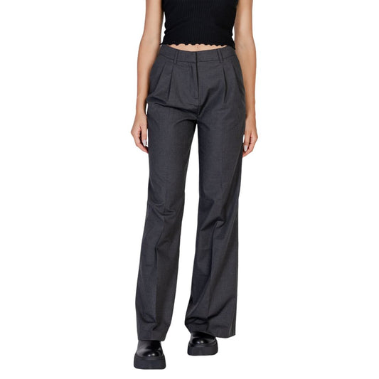 Morgan De Toi Gray Polyester Pant by Morgan De Toi