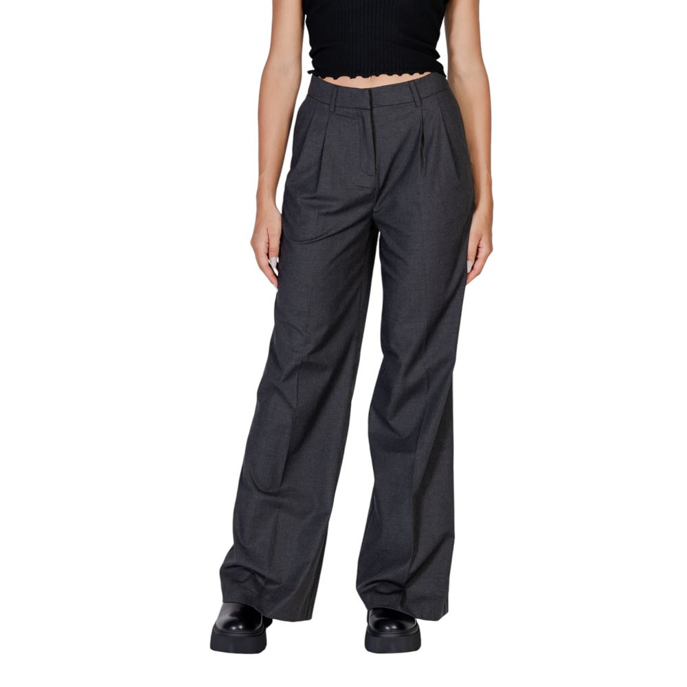 Morgan De Toi Gray Polyester Pant by Morgan De Toi