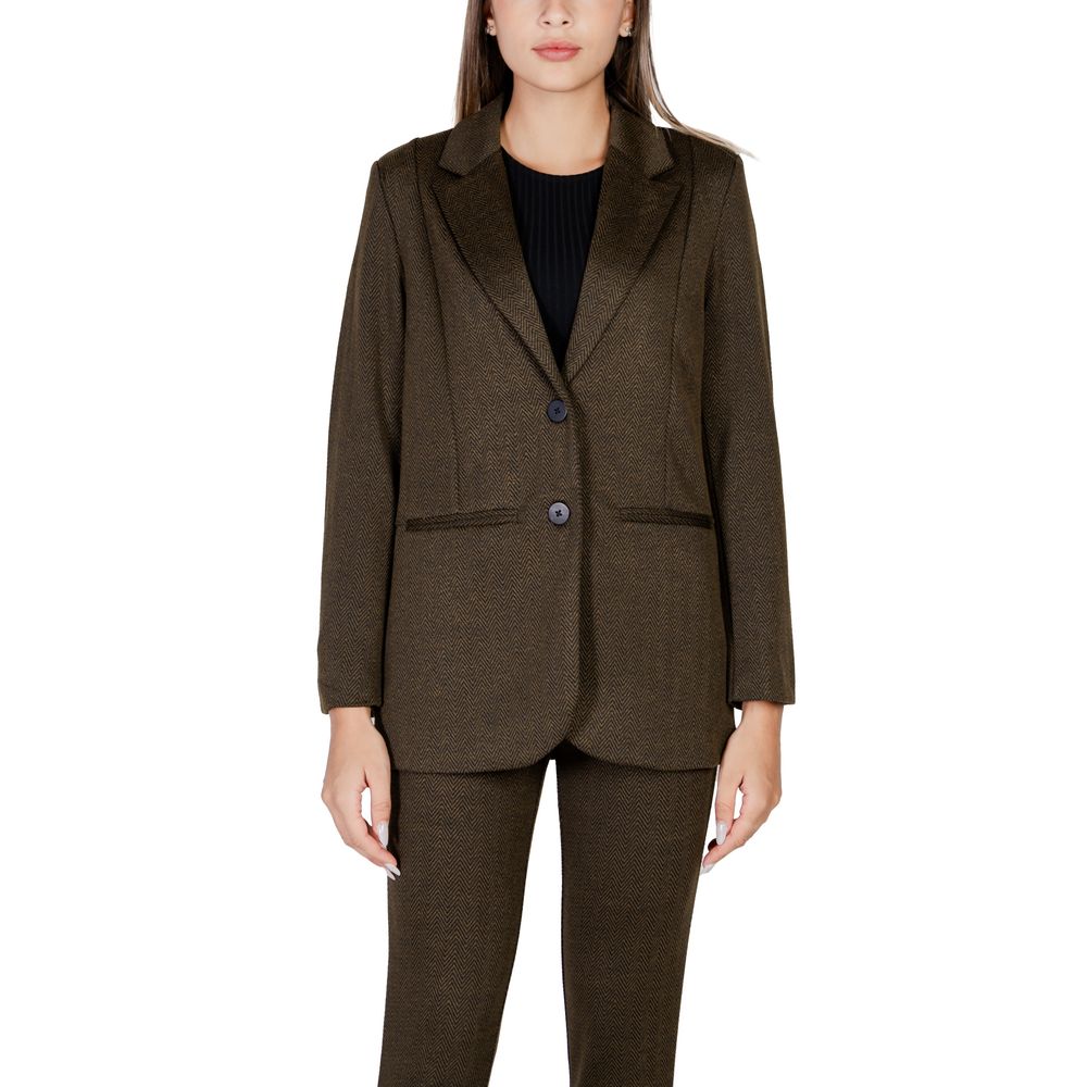 Costumes et blazers en polyester vert ICHI